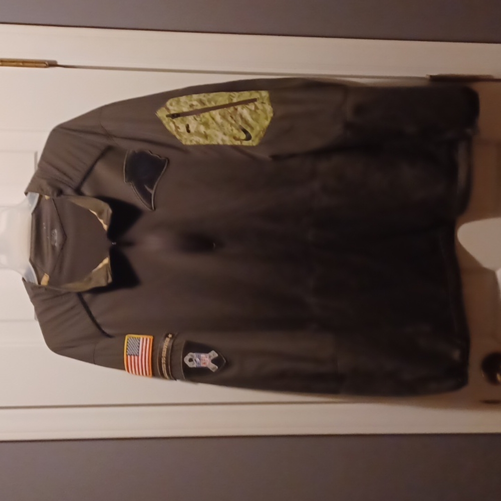 Nike HalfZip Pullover Panthers Salute to Service 2019